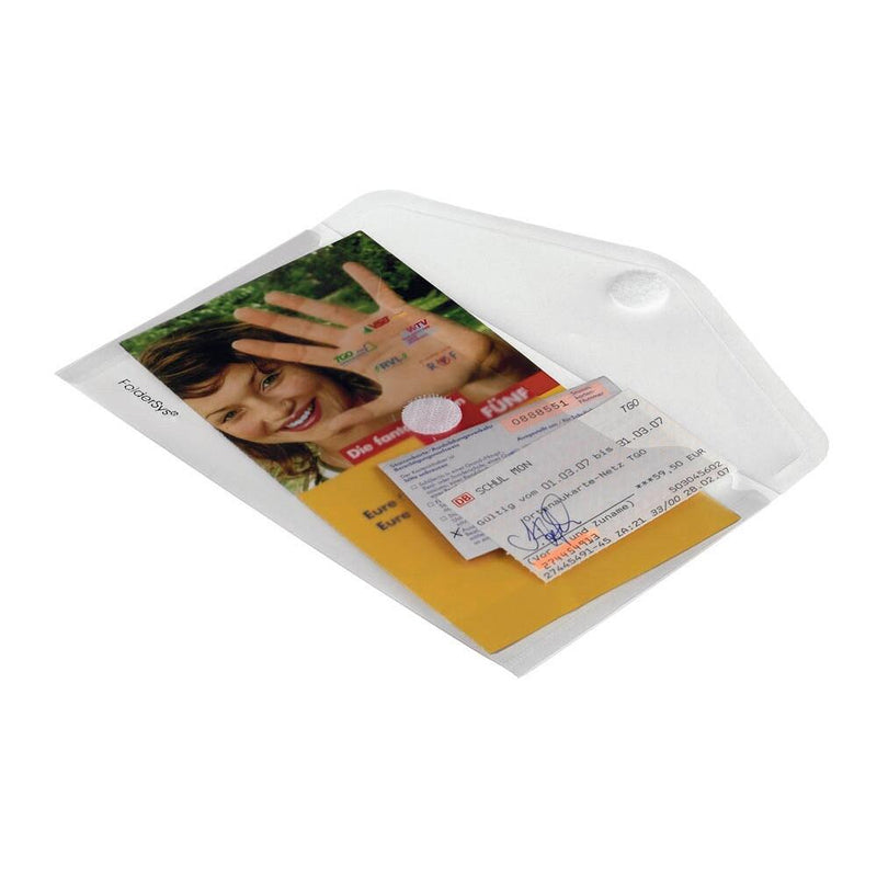 FolderSys Dokumententaschen DIN lang 0,20 mm - transparent glatt