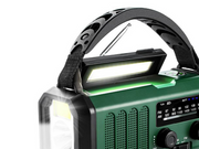 Lippa Emergency Radio - Solar - Dynamo - Compass - 10.000 mAh Power Bank - AM/FM - Mono - Grün