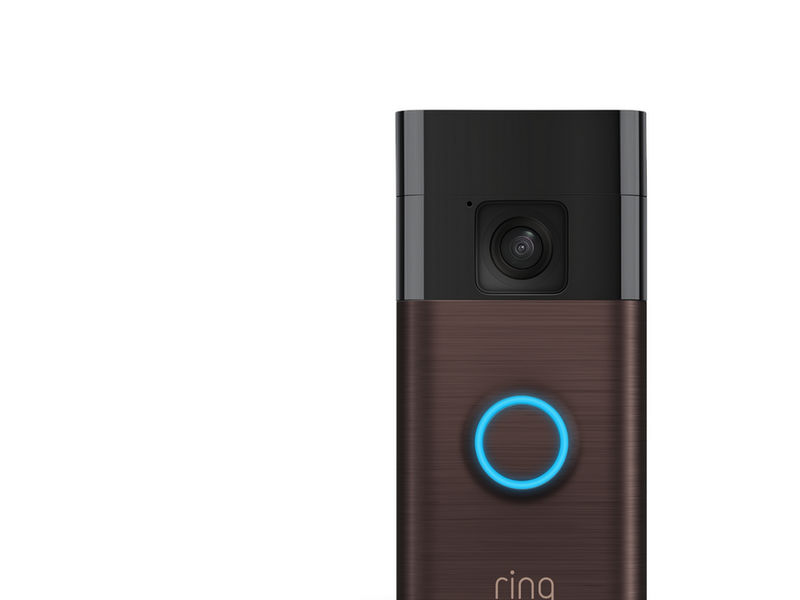Ring Akku Video-Türklingel (2024) - Venezianische Bronze