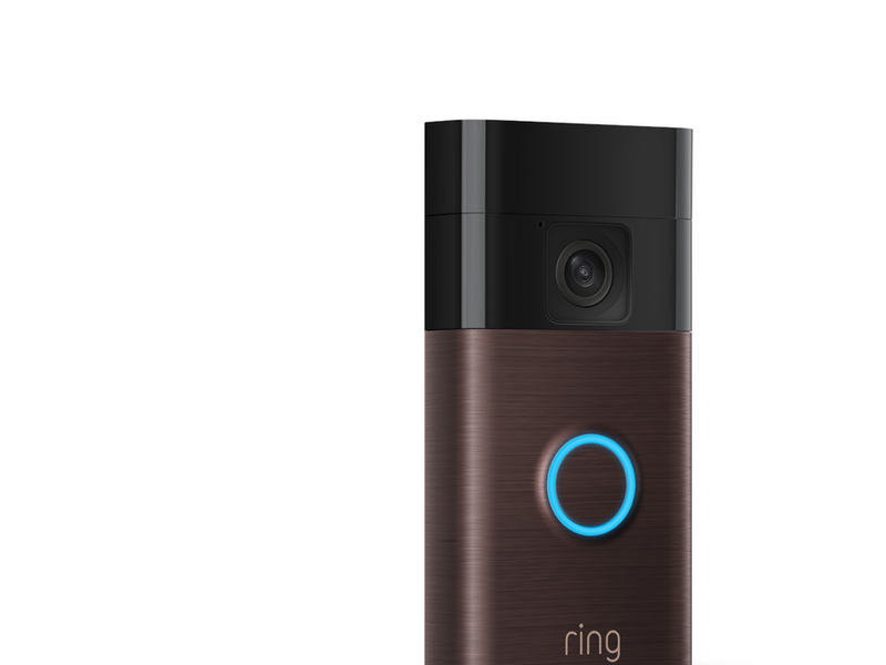 Ring Akku Video-Türklingel (2024) - Venezianische Bronze
