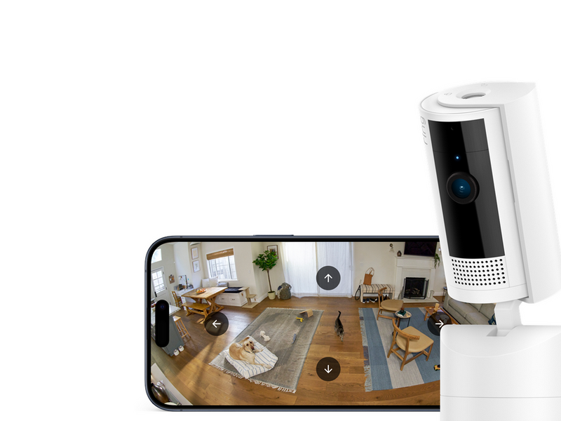 Ring Pan-Tilt Indoor Cam - White