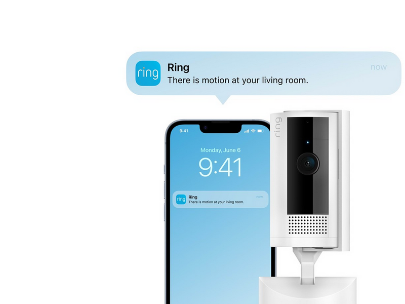 Ring Pan-Tilt Indoor Cam - White