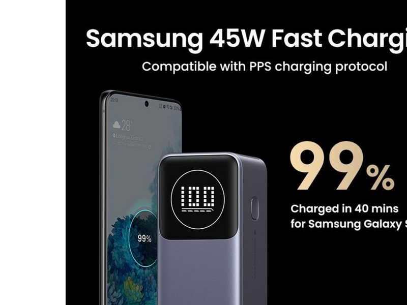 UGREEN 100w Fast Charging Power Bank - 12000 mAh