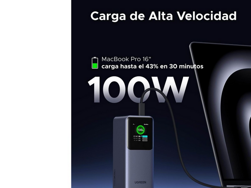 UGREEN 130w Fast Charging Power Bank - 20000 mAh