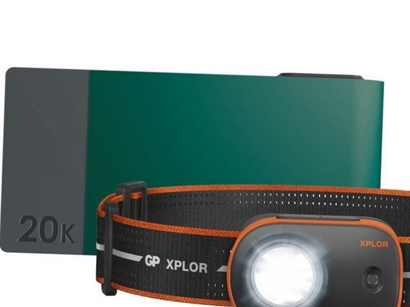 GP Powerbank 20000 mAh and Headlamp PHR16 Bundle