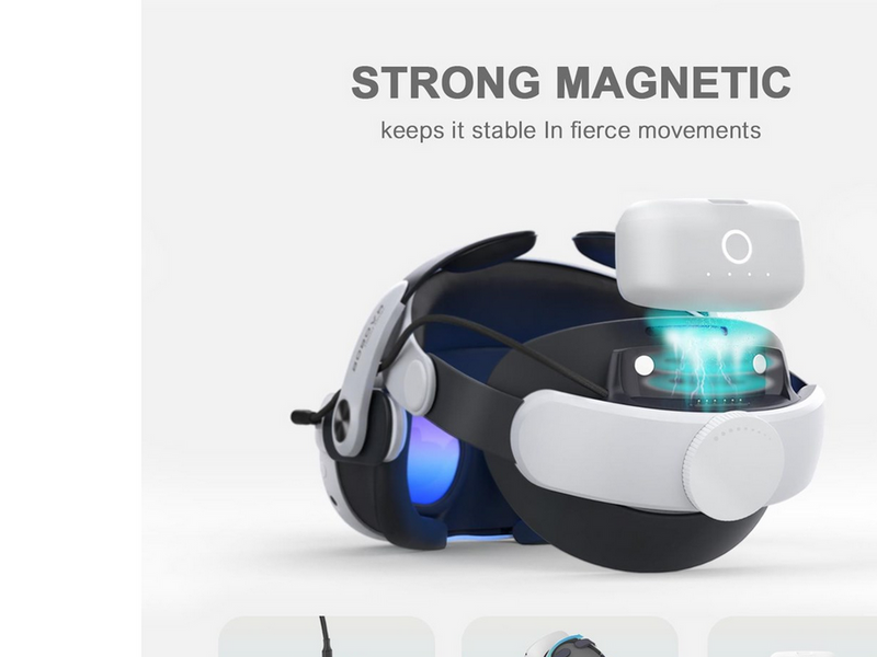 BoboVR M3 Pro Headstrap + Akku (Quest 3 & 3S)