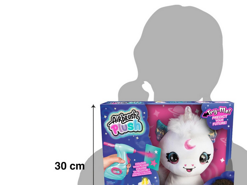 Airbrush Plush Kosmisches Einhorn