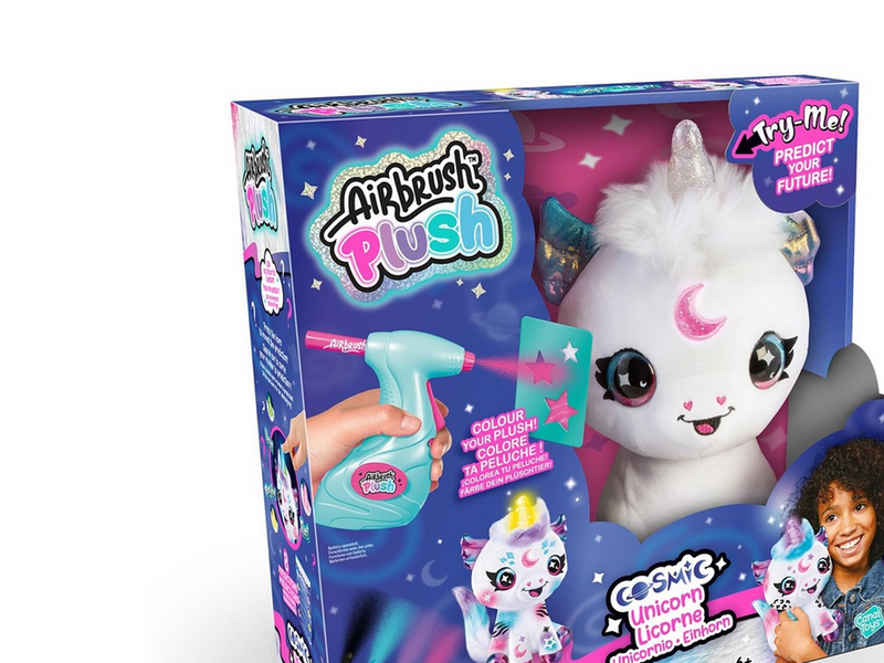 Airbrush Plush Kosmisches Einhorn