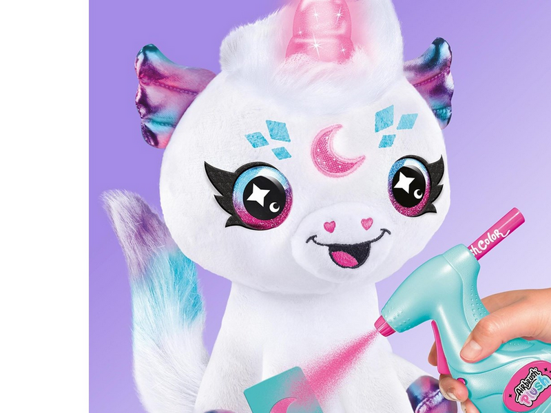 Airbrush Plush Kosmisches Einhorn