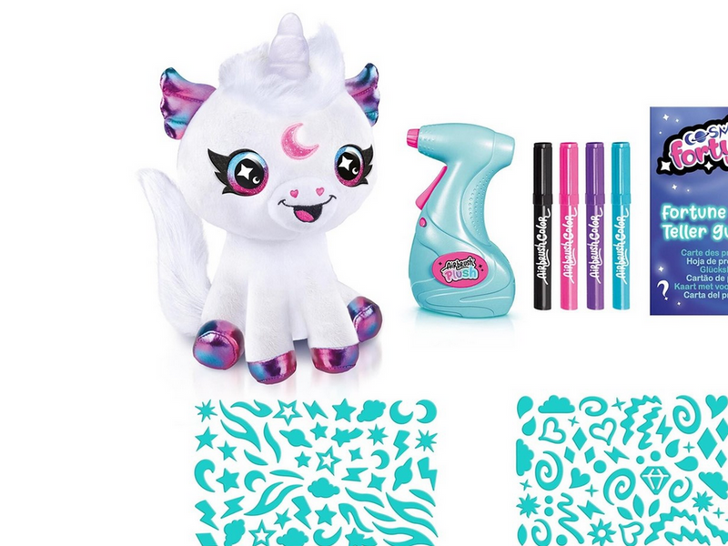 Airbrush Plush Kosmisches Einhorn