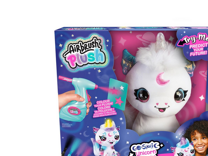 Airbrush Plush Kosmisches Einhorn
