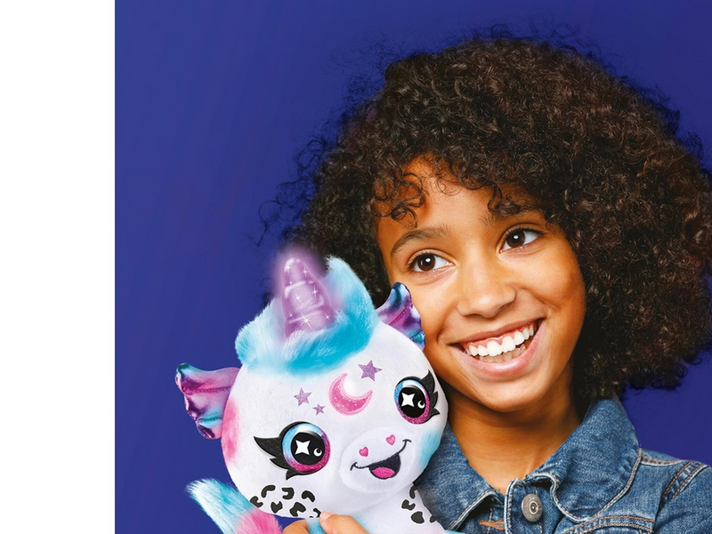 Airbrush Plush Kosmisches Einhorn