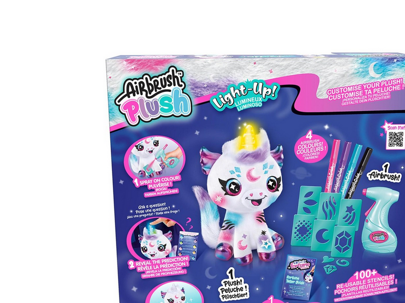 Airbrush Plush Kosmisches Einhorn