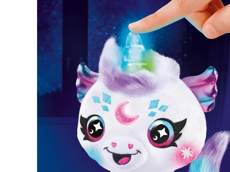 Airbrush Plush Kosmisches Einhorn