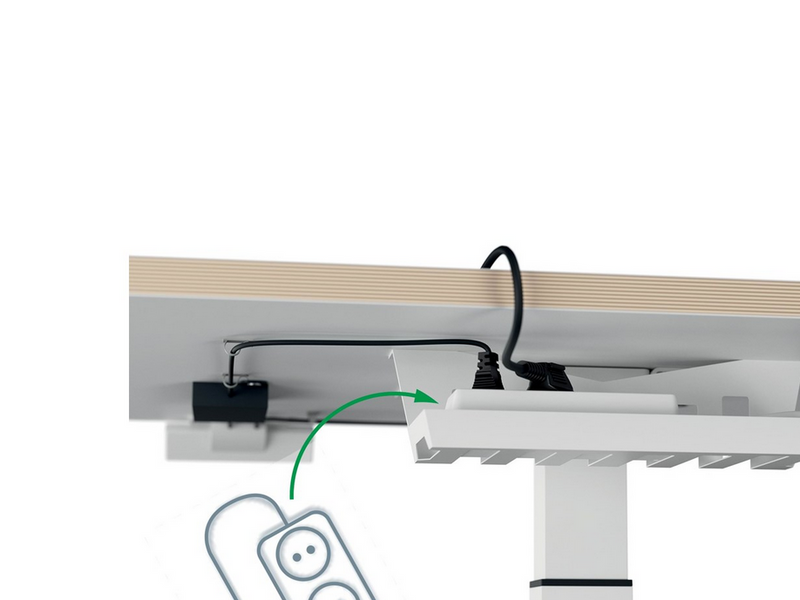 Leitz Ergo Kleiner Elektrischer höhenverstellbarer Sitz-/Steh-Schreibtisch mit Aufsteh-Erinnerung Gamer Tisch