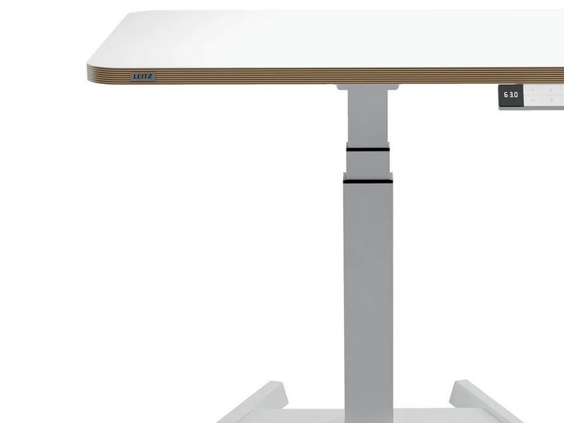 Leitz Ergo Kleiner Elektrischer höhenverstellbarer Sitz-/Steh-Schreibtisch mit Aufsteh-Erinnerung Gamer Tisch