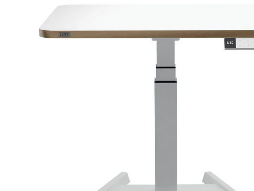 Leitz Ergo Kleiner Elektrischer höhenverstellbarer Sitz-/Steh-Schreibtisch mit Aufsteh-Erinnerung Gamer Tisch