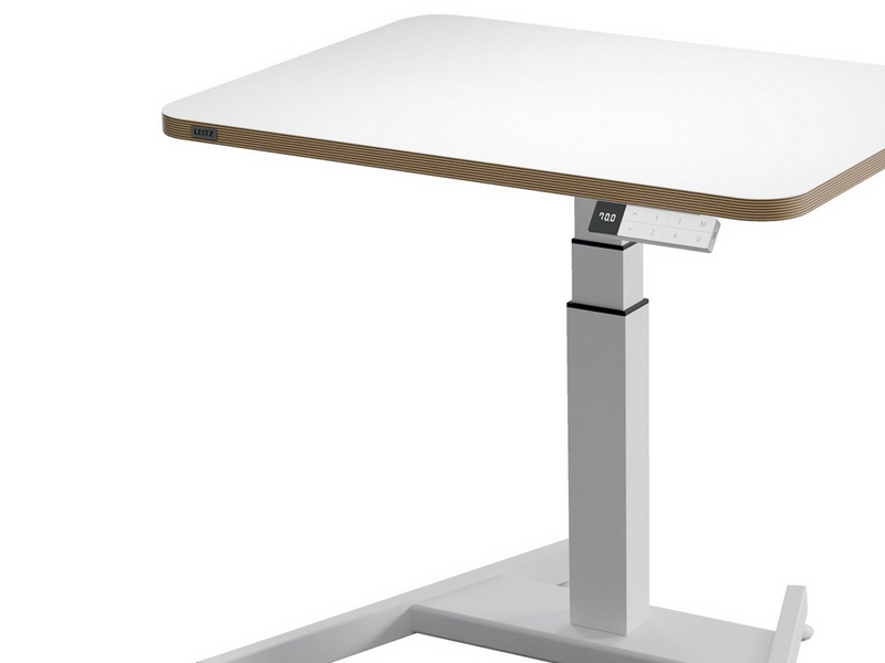 Leitz Ergo Kleiner Elektrischer höhenverstellbarer Sitz-/Steh-Schreibtisch mit Aufsteh-Erinnerung Gamer Tisch