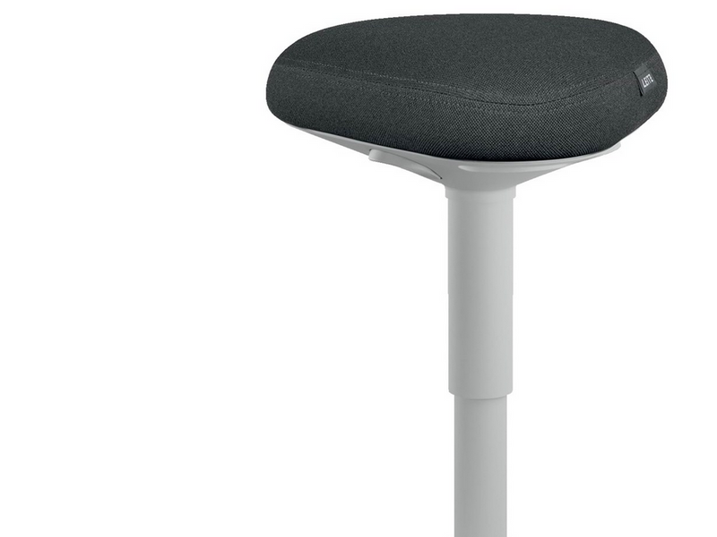 Leitz Ergo Active Sitzhocker mit Komfortsitz, Grau