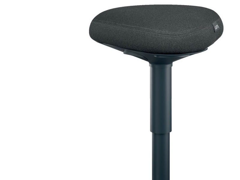 Leitz Ergo Active Sitzhocker mit Komfortsitz, Dunkelgrau
