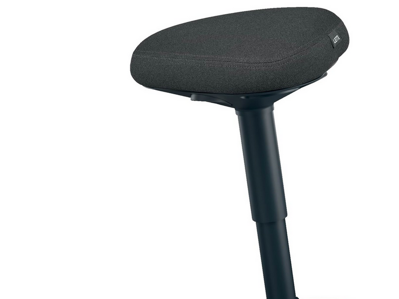 Leitz Ergo Active Sitzhocker mit Komfortsitz, Dunkelgrau