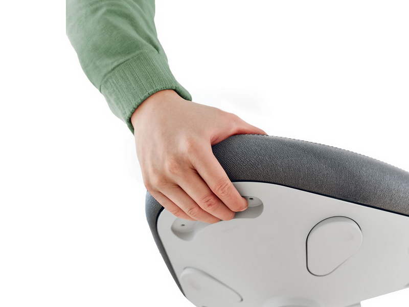 Leitz Ergo Active Stehhhocker mit Komfortsitz, Grau