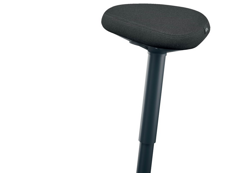 Leitz Ergo Active Stehhhocker mit Komfortsitz, Dunkelgrau