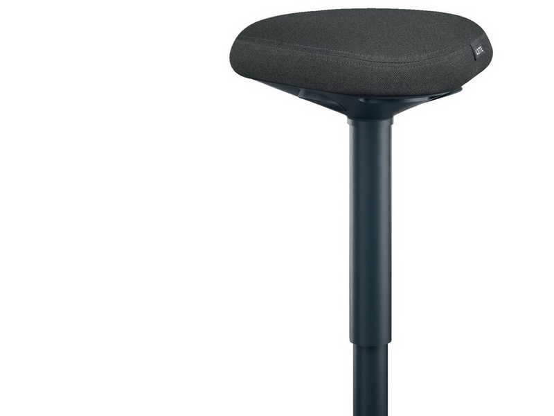 Leitz Ergo Active Stehhhocker mit Komfortsitz, Dunkelgrau