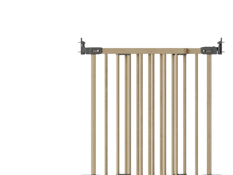 BabyDan FlexiFit Deluxe Safety Gate 62.5-100.5 cm Wood/Gray