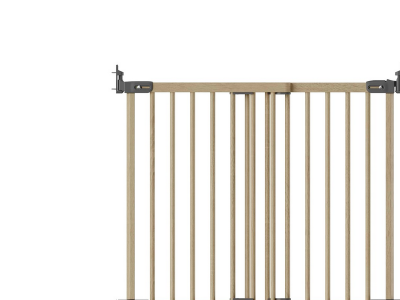 BabyDan FlexiFit Deluxe Safety Gate 62.5-100.5 cm Wood/Gray