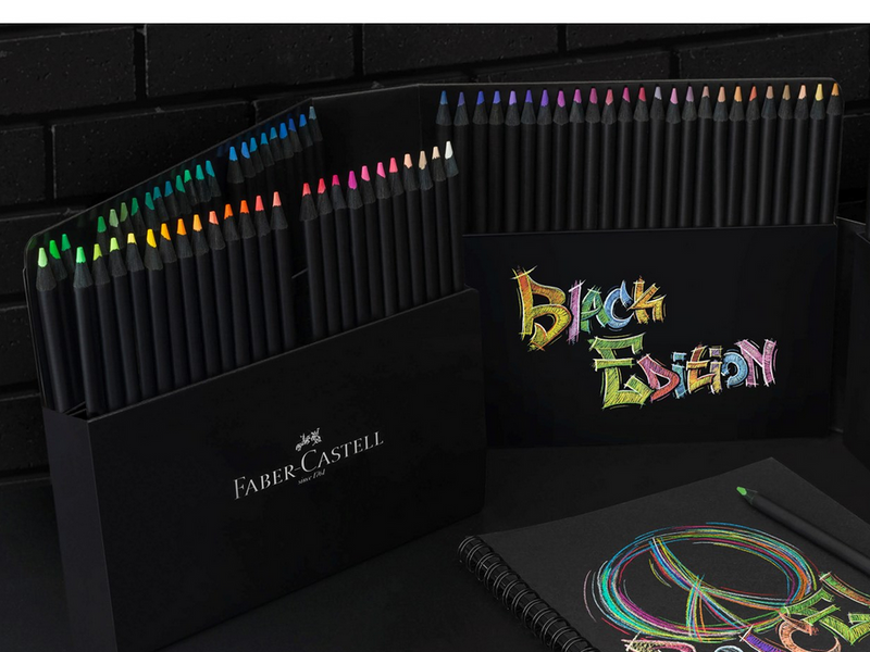 Faber-Castell Buntstifte Black Edition 100er