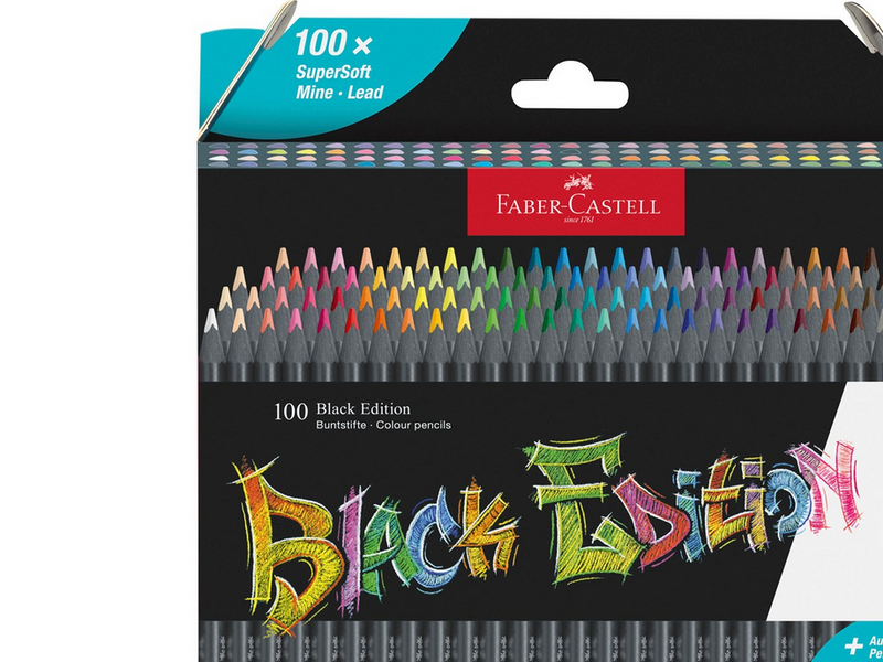 Faber-Castell Buntstifte Black Edition 100er