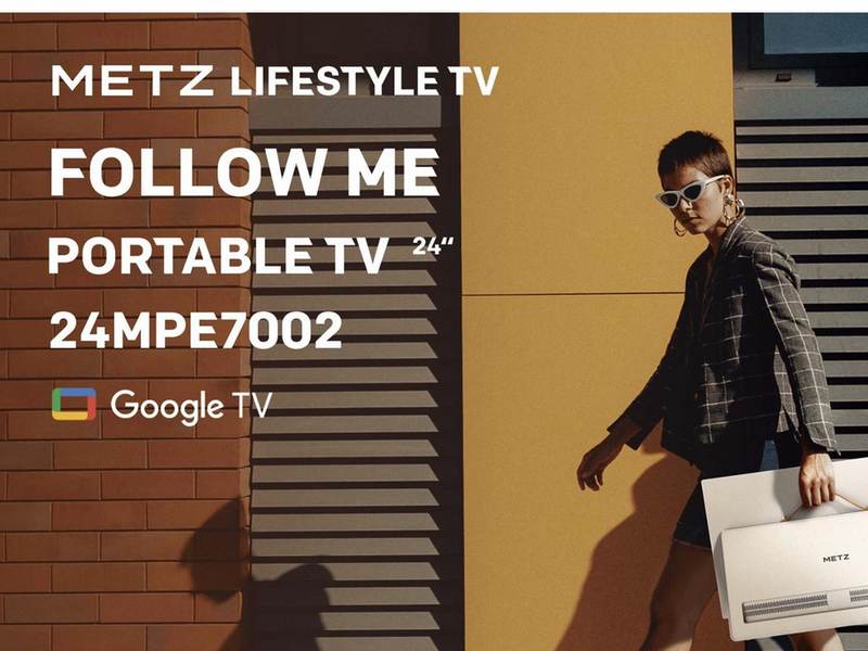 METZ 24" Flachbild TV LED 1080p (Voll HD) 24MPE7002Z
