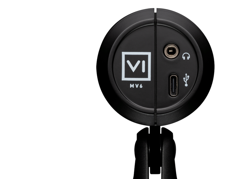 Shure MOTIV MV6 - USB Gaming Microphone - Black