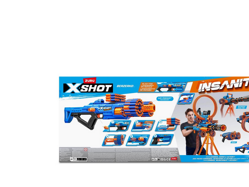 X-shot Insanity Berzerko (48 Darts)