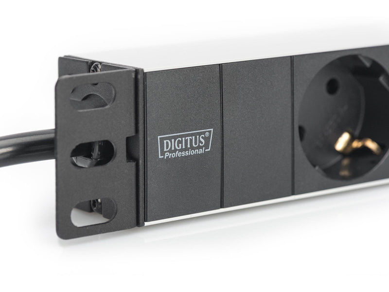 DIGITUS 3-Port - 1U - Aluminum PDU