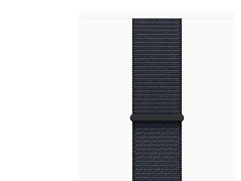 Apple Watch Series 10 GPS - 42mm - Aluminium Diamantschwarz - Sport Loop Tinte