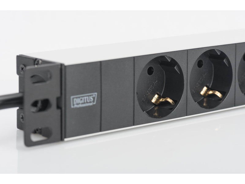 DIGITUS 3-Port - 1U - Aluminum PDU