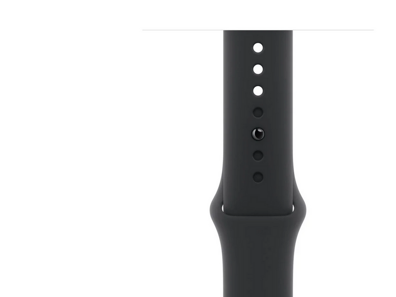 Apple Watch Series 10 GPS + Cellular 46mm - Jet Black Aluminium Case with Black Sport Band - M/L