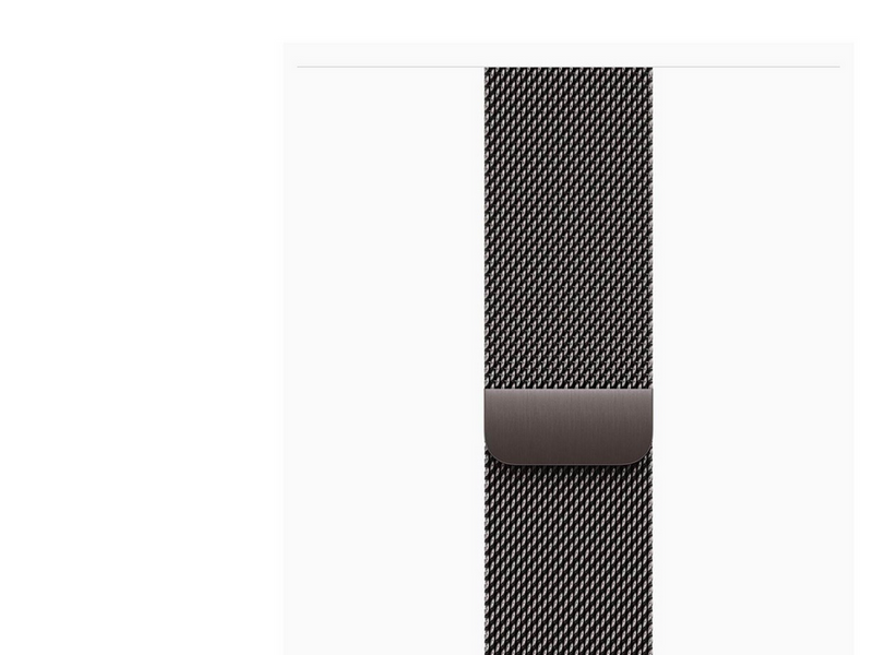 Apple Watch Series 10 GPS + Cellular 42mm - Slate Titanium Case with Slate Milanese Loop