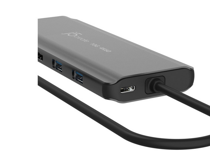 j5create USB-C Dual 4K HDMI 10Gbps Mini Dock (With Ethernet)