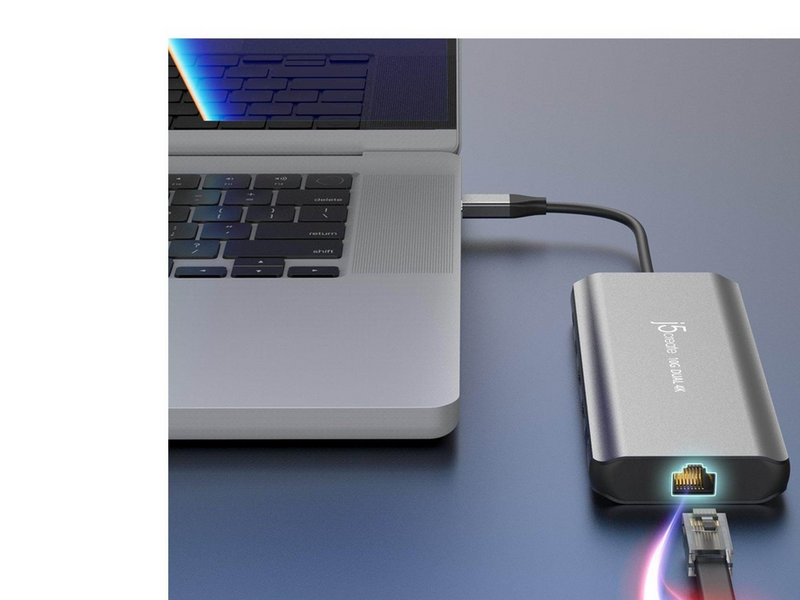 j5create USB-C Dual 4K HDMI 10Gbps Mini Dock (With Ethernet)
