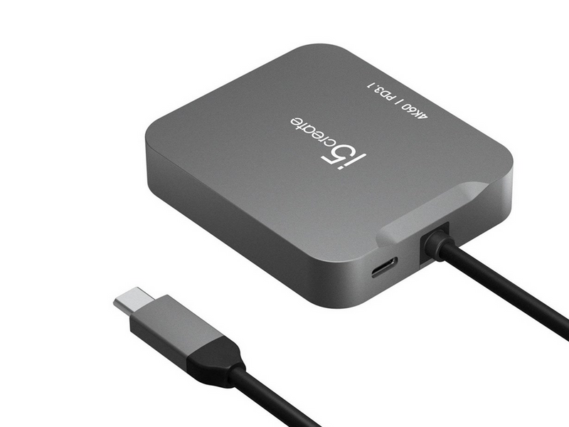 j5create 5-in-1 USB-C Travel Adapter (with Ethernet and 140W PD)