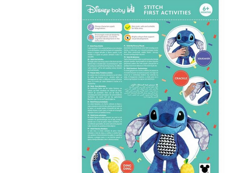 Clementoni Stitch Activities Plush Toy