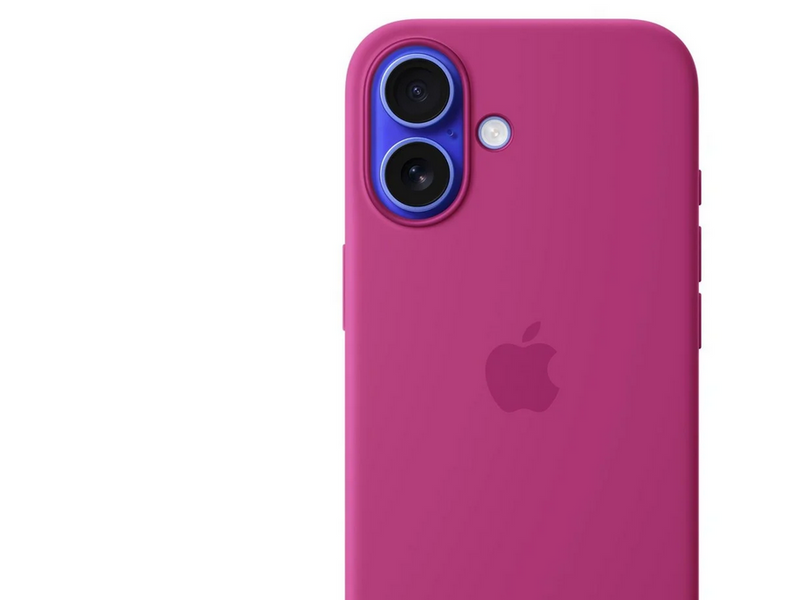 Apple iPhone 16 Silicone Case with MagSafe - Fuchsia