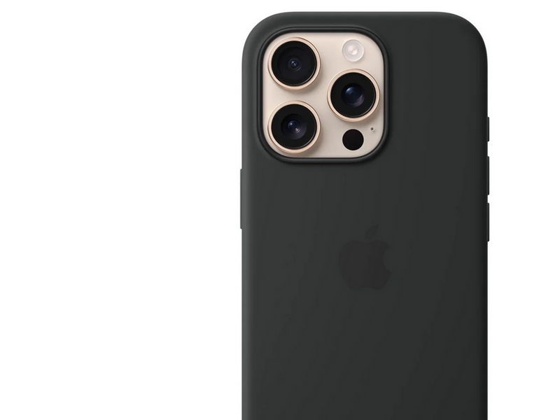 Apple iPhone 16 Pro Silicone Case with MagSafe - Black