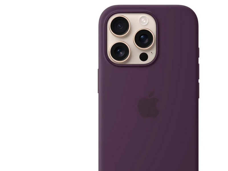 Apple iPhone 16 Pro Silicone Case with MagSafe - Plum