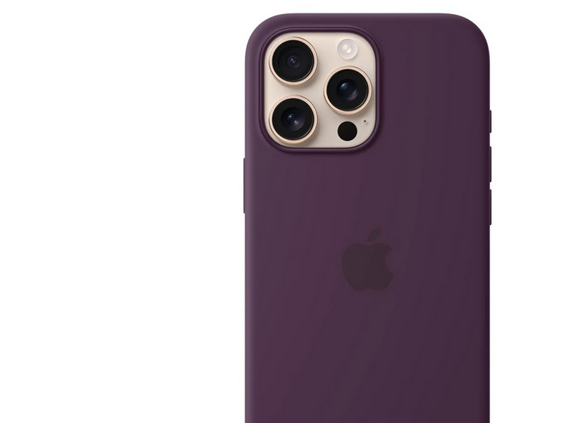 Apple iPhone 16 Pro Max Silicone Case with MagSafe - Plum