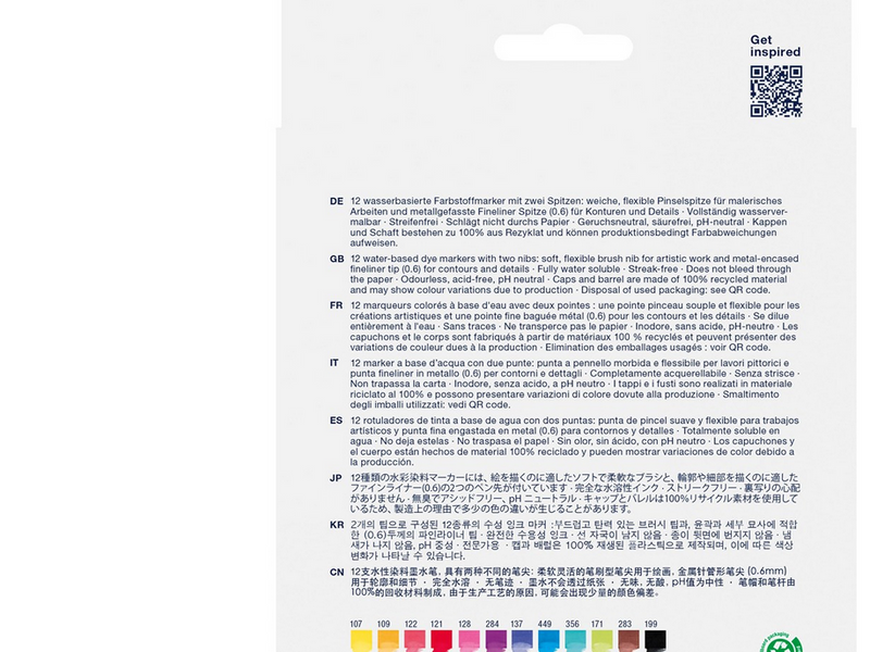 Faber-Castell Gofa Aqua Dual Marker 12er Etui