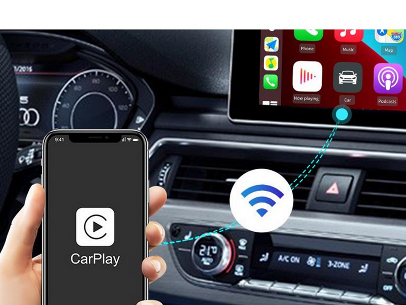 Carlinkit U2W Plus Wireless Adapter Apple CarPlay